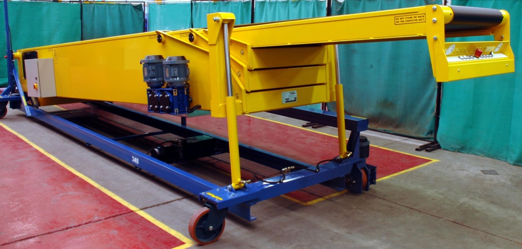 телескопическии? конвейер